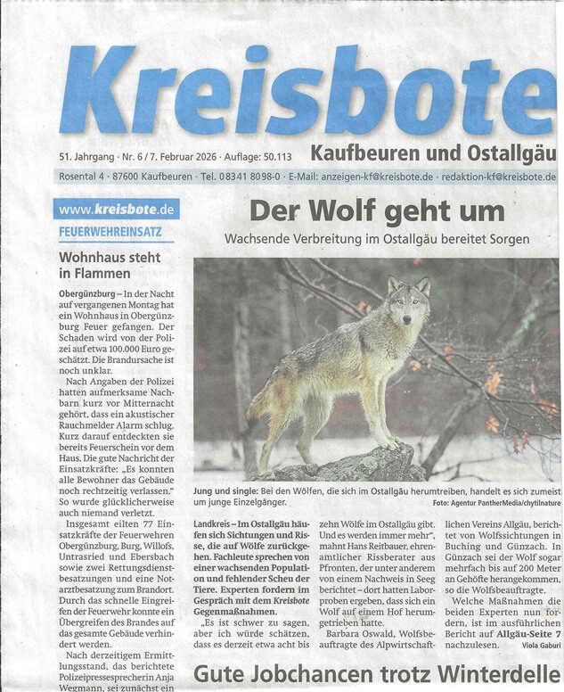 Kreisbote_Zeitungsartikel 2026-02-07_Wolf_Cover